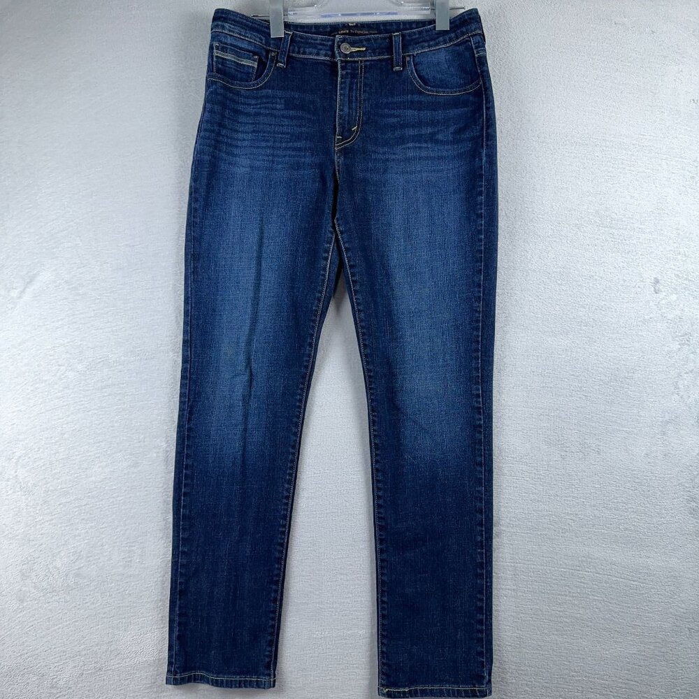 Levi's Mid Rise Skinny Jeans Womens Size 12M The Original Jeans Blue Stretch